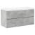 Set mobilier de baie, 2 piese, gri beton, lemn compozit GartenMobel Dekor
