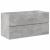 Set mobilier de baie, 2 piese, gri beton, lemn compozit GartenMobel Dekor