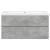 Set mobilier de baie, 2 piese, gri beton, lemn compozit GartenMobel Dekor
