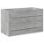 Set mobilier de baie, 2 piese, gri beton, lemn compozit GartenMobel Dekor