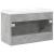 Set mobilier de baie, 2 piese, gri beton, lemn compozit GartenMobel Dekor