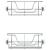 Coșuri retractabile din sârmă, 2 buc., argintiu, 45 cm GartenMobel Dekor