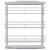 Coș sârmă bucătărie retractabil 3 raft argintiu 47x15,5x55,5 cm GartenMobel Dekor