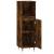 Dulap de baie, stejar afumat, 30x30x100 cm, lemn prelucrat GartenMobel Dekor