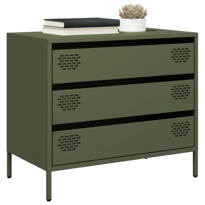 Dulap, verde măsliniu, 68x39x58,5 cm, oțel laminat la rece GartenMobel Dekor