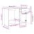 Birou, lemn vechi, 100x50x76 cm, lemn prelucrat GartenMobel Dekor