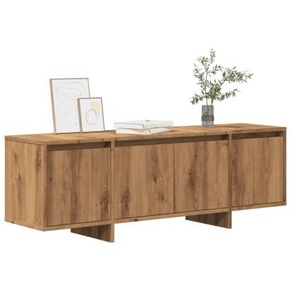 Comodă TV, stejar artizanal, 120x30x40,5 cm, lemn prelucrat GartenMobel Dekor