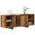 Dulap TV, lemn vechi, 130x35x50 cm, lemn prelucrat GartenMobel Dekor