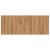Tăblie de pat cu LED, stejar artizanal, 200x1,5x80 cm, lemn GartenMobel Dekor