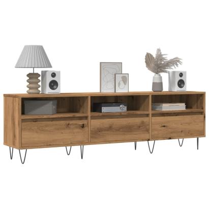 Comodă TV, lemn vechi, 150x30x44,5 cm, lemn prelucrat GartenMobel Dekor