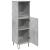 Dulap de baie, gri beton, 30x30x100 cm, lemn prelucrat GartenMobel Dekor