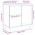 Dulap de baie, gri beton, 58x33x60 cm, lemn prelucrat GartenMobel Dekor