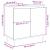 Dulap de baie, lemn vechi, 58x33x60 cm, lemn prelucrat GartenMobel Dekor