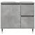 Dulap de baie, gri beton, 65x33x60 cm, lemn prelucrat GartenMobel Dekor