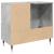 Dulap de baie, gri beton, 65x33x60 cm, lemn prelucrat GartenMobel Dekor