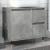 Dulap de baie, gri beton, 65x33x60 cm, lemn prelucrat GartenMobel Dekor