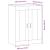 Dulap montat pe perete lemn vechi 69,5x34x90 cm GartenMobel Dekor