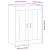 Dulap montat pe perete, stejar artizanal, 69,5x34x90 cm GartenMobel Dekor