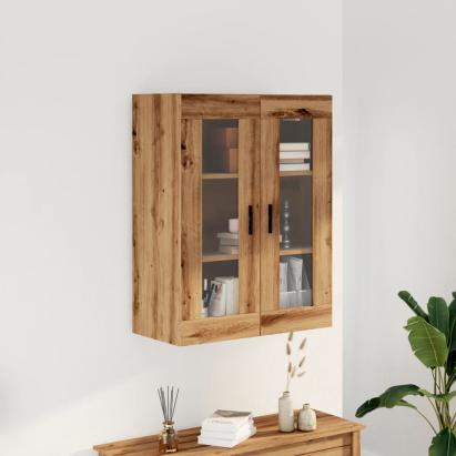 Dulap montat pe perete, stejar artizanal, 69,5x34x90 cm GartenMobel Dekor