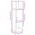 Dulap de baie, stejar artizanal, 33x33x120,5 cm, lemn prelucrat GartenMobel Dekor