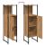 Dulap de baie, stejar artizanal, 33x33x120,5 cm, lemn prelucrat GartenMobel Dekor