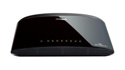 Switch D-Link 8 porturi 1 Gbps 1024 MAC fara management - DES-1008D SafetyGuard Surveillance