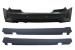 Pachet Exterior Bara spate cu Praguri Laterale BMW Seria 5 E60 LCI (2007-2010) M-Technik Design cu PDC 18mm Performance AutoTuning