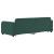 Pat de zi cu extensie și sertare verde închis 80x200 cm catifea GartenMobel Dekor