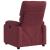 Fotoliu rabatabil electric, roșu vin, material textil GartenMobel Dekor