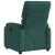Fotoliu rabatabil electric, verde închis, material textil GartenMobel Dekor