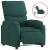 Fotoliu rabatabil electric, verde închis, material textil GartenMobel Dekor