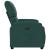 Fotoliu rabatabil electric, verde închis, material textil GartenMobel Dekor