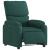 Fotoliu rabatabil electric, verde închis, material textil GartenMobel Dekor