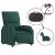 Fotoliu rabatabil electric, verde închis, material textil GartenMobel Dekor