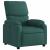 Fotoliu rabatabil electric, verde închis, material textil GartenMobel Dekor