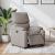 Fotoliu rabatabil electric, gri taupe, material textil GartenMobel Dekor
