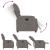 Fotoliu rabatabil electric, gri taupe, material textil GartenMobel Dekor