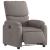 Fotoliu rabatabil electric, gri taupe, material textil GartenMobel Dekor