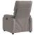 Fotoliu rabatabil electric, gri taupe, material textil GartenMobel Dekor