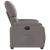 Fotoliu rabatabil electric, gri taupe, material textil GartenMobel Dekor