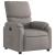 Fotoliu rabatabil electric, gri taupe, material textil GartenMobel Dekor