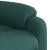 Fotoliu electric de masaj rabatabil, verde închis, textil GartenMobel Dekor