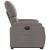 Fotoliu electric rabatabil cu ridicare, gri taupe, textil GartenMobel Dekor