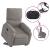 Fotoliu electric rabatabil cu ridicare, gri taupe, textil GartenMobel Dekor