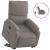 Fotoliu electric rabatabil cu ridicare, gri taupe, textil GartenMobel Dekor