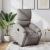 Fotoliu electric rabatabil cu ridicare, gri taupe, textil GartenMobel Dekor