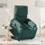 Fotoliu electric masaj rabatabil / ridicare verde închis textil GartenMobel Dekor