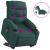 Fotoliu electric masaj rabatabil / ridicare verde închis textil GartenMobel Dekor
