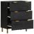 Dulapuri, 2 buc., negru, 60x33x75 cm, lemn prelucrat GartenMobel Dekor