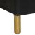 Servante, 3 piese, negru, lemn prelucrat GartenMobel Dekor